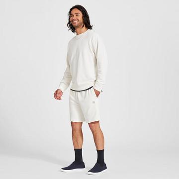 Allbirds R&R Sweat Korte Broek Heren Beige Wit | BE1578YX