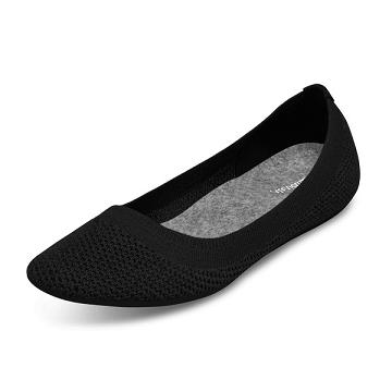 Allbirds Tree Breezers Platte Schoenen Dames Zwart | BE1201LI