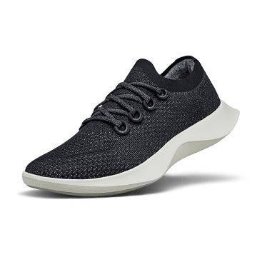Allbirds Tree Dasher 1 Loopschoenen Dames Zwart Wit | BE1279LI