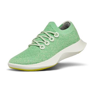Allbirds Tree Dasher 1 Loopschoenen Dames Mintgroen Wit | BE1282HA