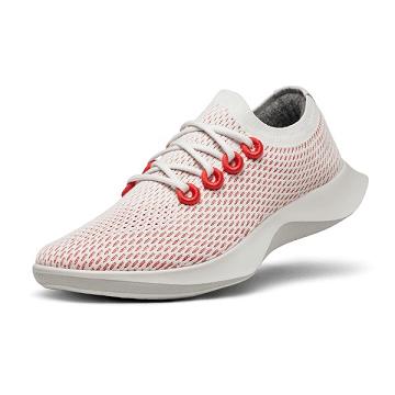 Allbirds Tree Dasher 1 Loopschoenen Dames Rood Wit | BE1290IL