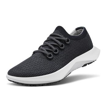 Allbirds Tree Dasher 2 Loopschoenen Dames Zwart Wit | BE1252ZU