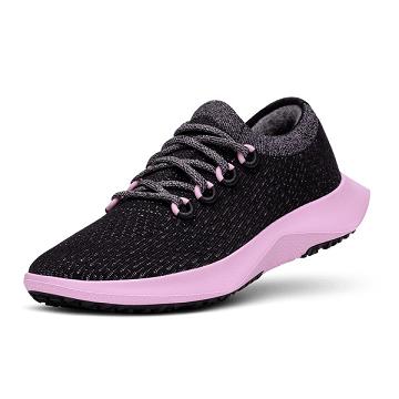 Allbirds Tree Dasher 2 Loopschoenen Dames Zwart Roze | BE1257GS